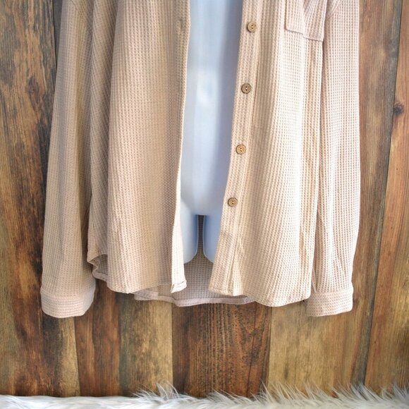 Hotouch Women's Waffle Button Down Casual Shirt XXL - Picture 3 of 5